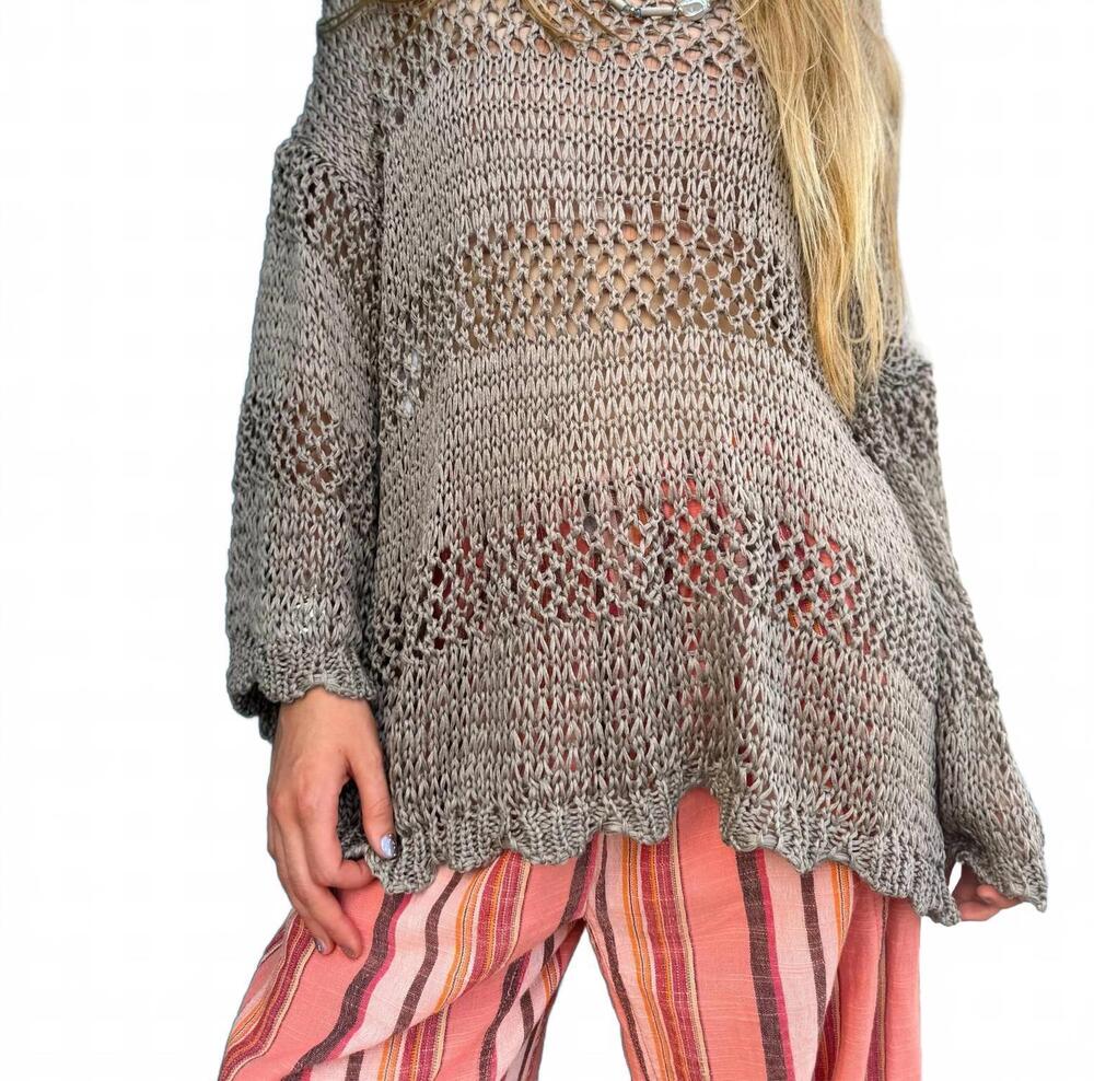 NEW SCANDAL ITALY lisbon sweater in taupe